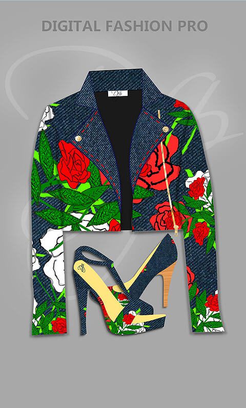 Design Your Own Jackets and Heels - Digital Fashion Pro Clothing Fashion Design System
