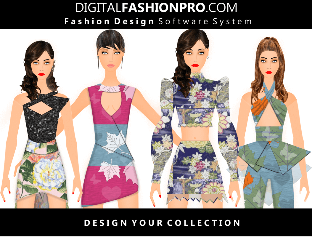 Fashion Sketch - by Digital Fashion Pro - Fashion Design Software