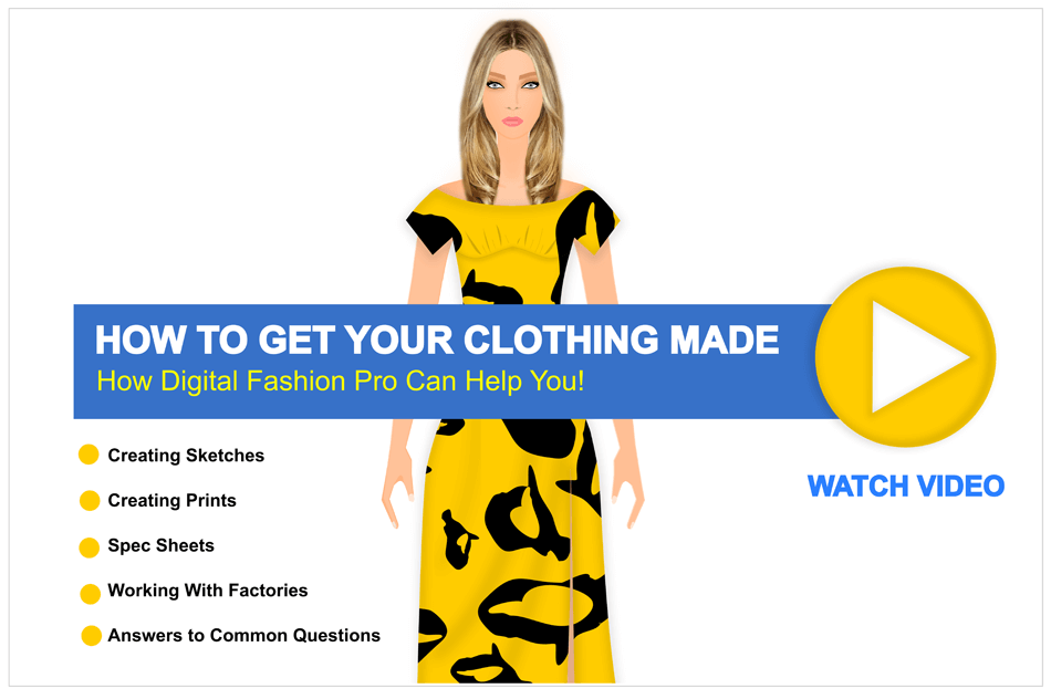 How to get your clothing designs made