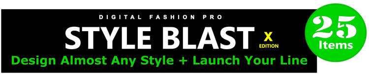 Fashion Design Software - how to start a clothing line - The Style Blast Kit 
