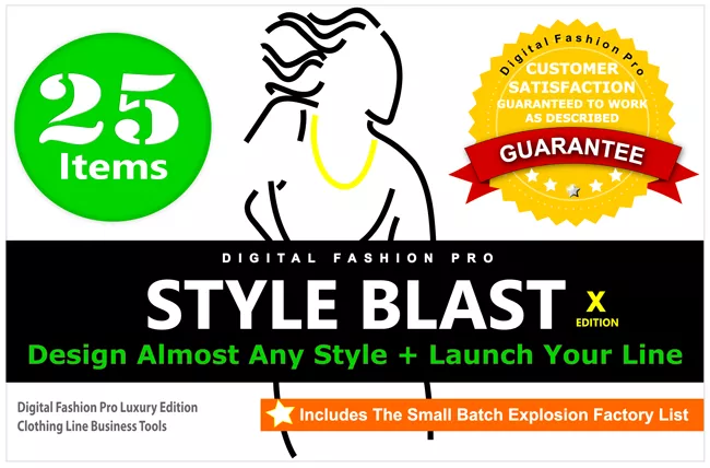 Style Blast - Design any clothing style - become a fashion designer - start a clothing line