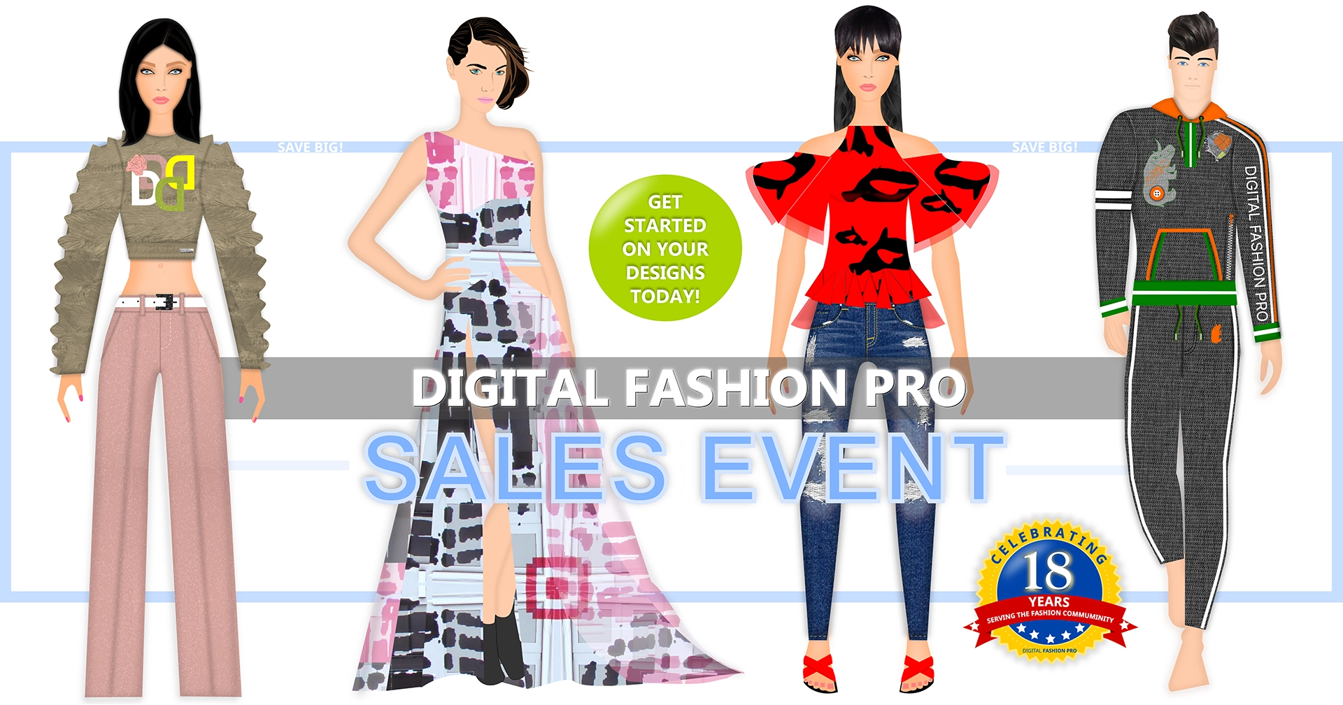 Digital Fashion Pro Fashion Sketch Creation Tool