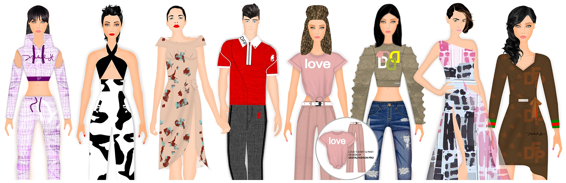 Fashion Design Software - digital fashion pro - fashion sketch models - design clothing