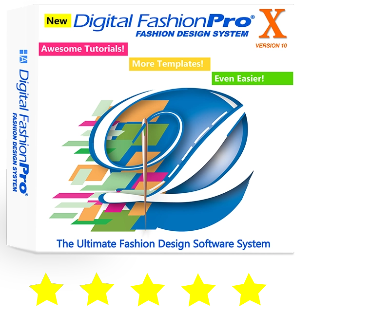 Digital Fashion Pro Clothing Design Software - Version 10 2023
