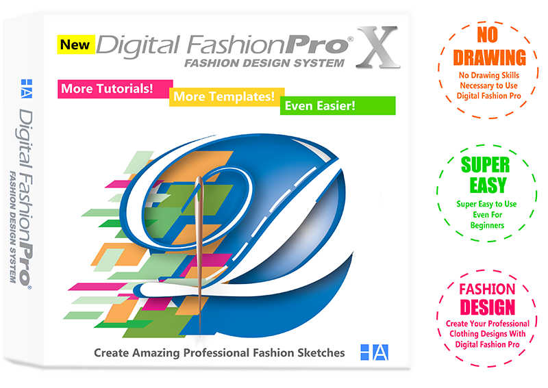 Digital Fashion Pro Fashion Design Software - how to design clothing - learn fashion design