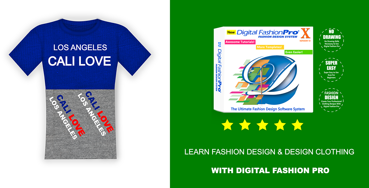 Los Angeles - California - Learn Fashion Design in California - tee design