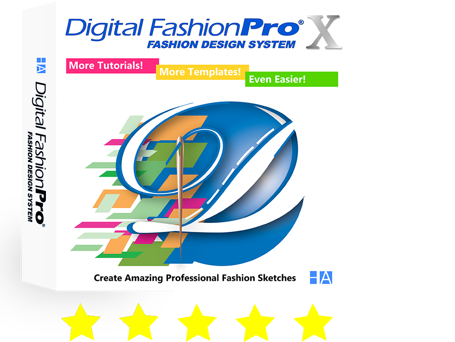 Digital Fashion Pro - Fashion Design Software - Best way to create fashion sketches and design clothing - VX Edition